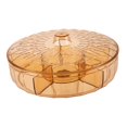 thumbnail image 4 of GUOOL Compartiment de Rangement Transparent, Multifonction Luxe Léger avec Couvercle Assiette à Bonbons, 4 of 6