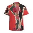 thumbnail image 3 of High Quality Hawaiian Shirts for Men Short Sleeve Aloha Beach Shirt Floral Summer Casual Button Down Shirts Blouses FB8HJK, 3 of 7