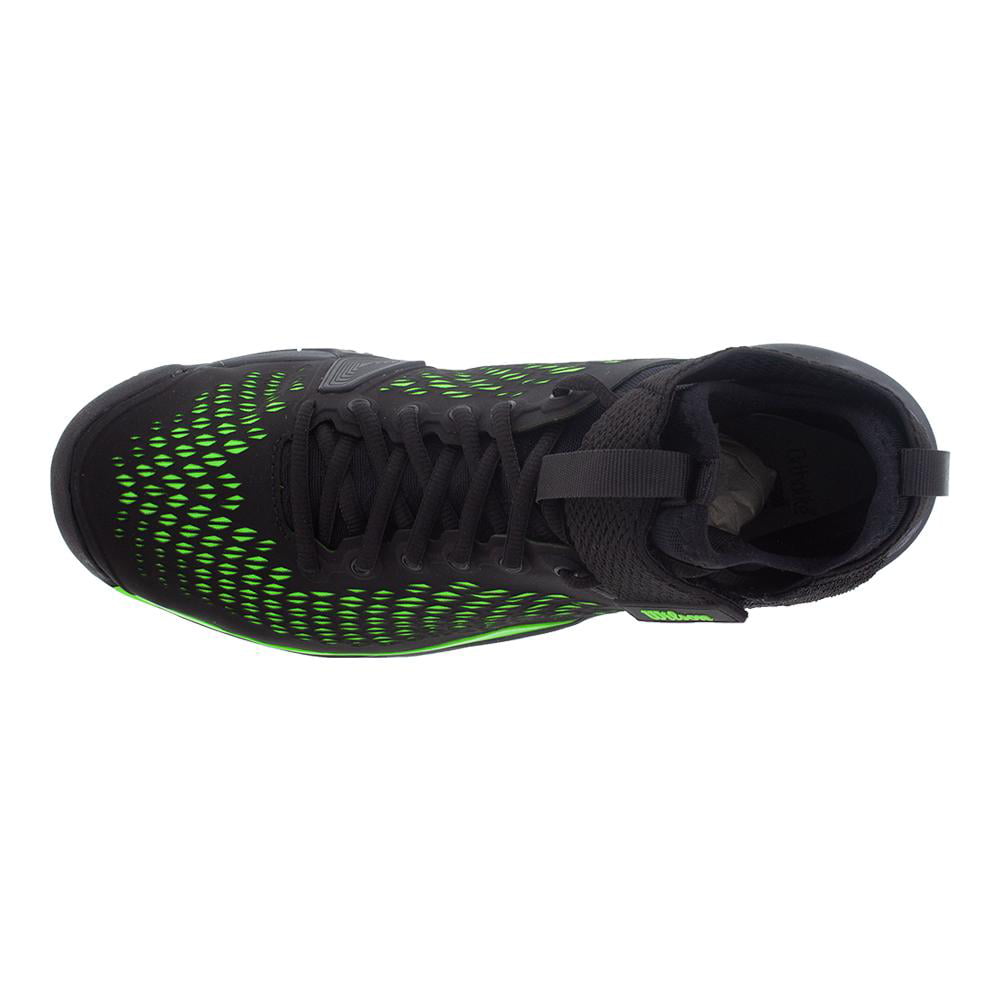 Unisex Wilson Amplifeel 2.0 Tennis Shoes Black/Ebony/Gecko Green  WRS325520 