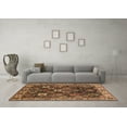 thumbnail image 3 of Ahgly Company Indoor Rectangle Oriental Brown Traditional Area Rugs, 7' x 10', 3 of 4