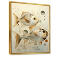 thumbnail image 2 of Designart "Harmonious Fish Gathering" Animal Fish Floater Framed Wall Art Prints, 2 of 5