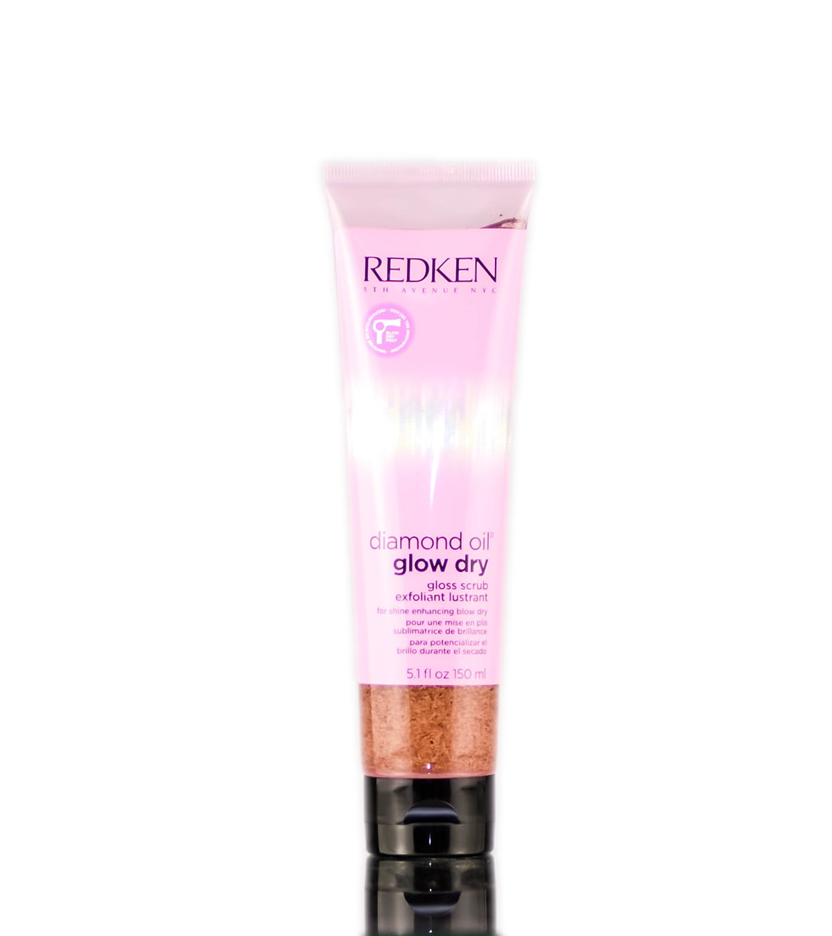 Redken Diamond Oil Glow Dry Gloss Scrub - 5.1 oz