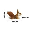 thumbnail image 2 of Mini Christmas Tree Decorations Cute Lifelike Squirrels Hanging Figurines Festive Holiday Decor for Xmas Tree Home Party, 2 of 5