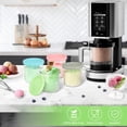thumbnail image 4 of SorbetSelect Containers Replacement, Dishwasher Safe Nonstick Interior for Effortless Frozen Delights, Tight Seal Clear Choices Compatible Ice Cream Maker Pints, Leak Proof Reusable BPA-Free (4 count), 4 of 8