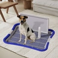 thumbnail image 6 of oshhni Dog Toilet Dog with High Wall ing Indoor Dog Potty Tray Pet Puppy Training Toilet for Home Indoor Cats Large Blue, 6 of 9