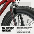 thumbnail image 3 of Mongoose Argus Trail Fat Tire Mountain Bike, 24 Inch Wheels, Ages 10 -15, Red, 3 of 8