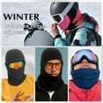 thumbnail image 2 of AKcxy Ski Mask for Women Men, Sherpa Hood Ski Mask, Winter Balaclava Windproof Hooded Scarf Cold Weather Hat Neck Warmer, 2 of 6