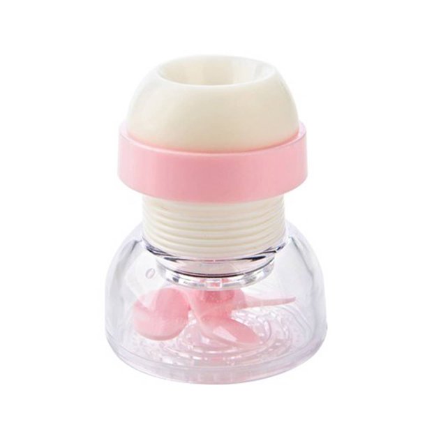 Bewildely Ducha giratoria retráctil con dispositivo de ahorro de agua a prueba de salpicaduras de color azul Juegos de accesorios de baño Rosado