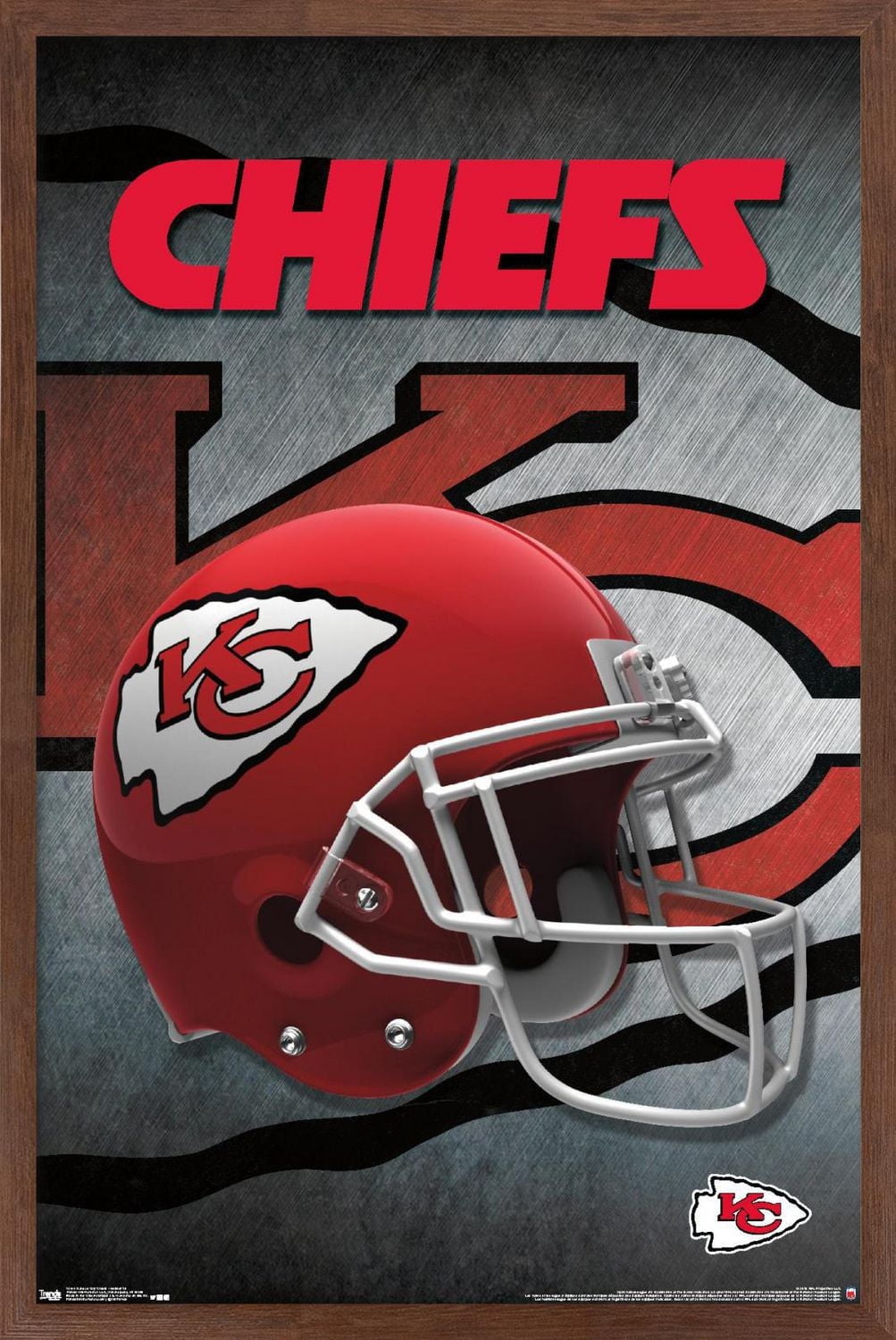 NFL Kansas City Chiefs - Helmet 16 Wall Poster