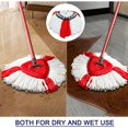 thumbnail image 4 of 4pcs Microfiber Replacement Mop Head + 1 Mop Head Compatible with Vileda 2-in-1 Turbo Mop,O-Cedar, 4 of 5