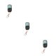 thumbnail image 1 of Methold Transmisor de control remoto de 433 mhz Controlador de interruptor de luz Inalámbrico RF 4 canales 1527 Controlador de código de aprendizaje Negro plata 3piezas, 1 of 6
