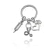 thumbnail image 1 of Llavero de enfermera, regalo para médicos y enfermeras, llavero colgante de metal, 1 of 5