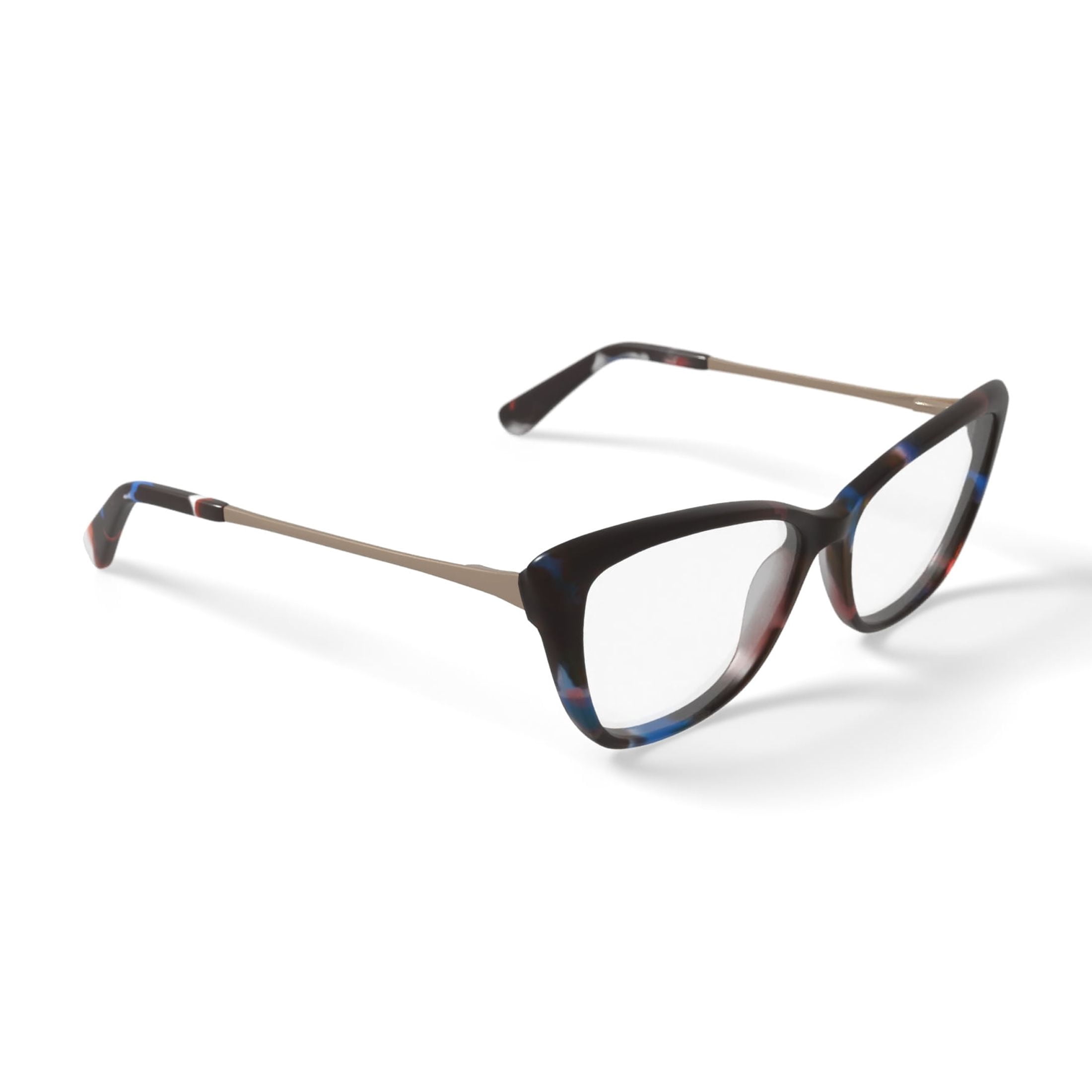 Nautica Women's NLO5016 Prescription Eyeglasses with Case, Blue Tortoise