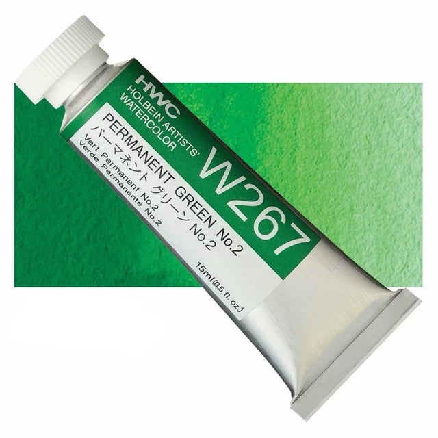 Holbein Acuarelas Profesionales para Artistas, Tubo de 15ml, Ideal para Pintores, Aficionados, Principiantes y Estudiantes, A-W267