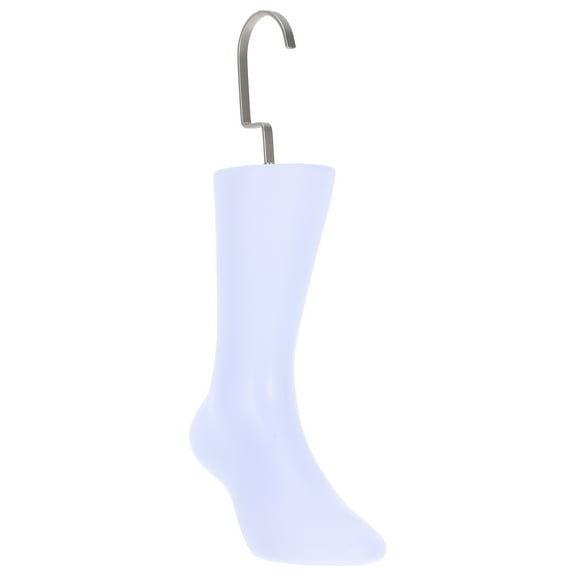 Foot Mold Socks Display Stand Men and Women 24.70X18.00X7.60CM White