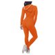 thumbnail image 4 of Mamelucos casuales para mujer Cremallera sólida con capucha y bolsillo Mono Adultos Mono Pijamas Fridja  hfkajh102350, 4 of 5