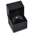 thumbnail image 3 of Tungsten North Dakota The Peace Garden State Band Ring 8mm Men Women Comfort Fit Black Beveled Edge Brushed Polished, 3 of 4
