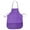 Purple, variant on Children'S Fabric Aprons With Pockets Kitchen Classroom Arts Crafts Painting 36*48Cm For Kitchen, School Events, Arts And Crafts