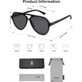 thumbnail image 6 of PrimeCook Shop Classic Polarized Aviator Sunglasses for Women Men, Retro Trendy Aviators Shades SJ2201, 6 of 6