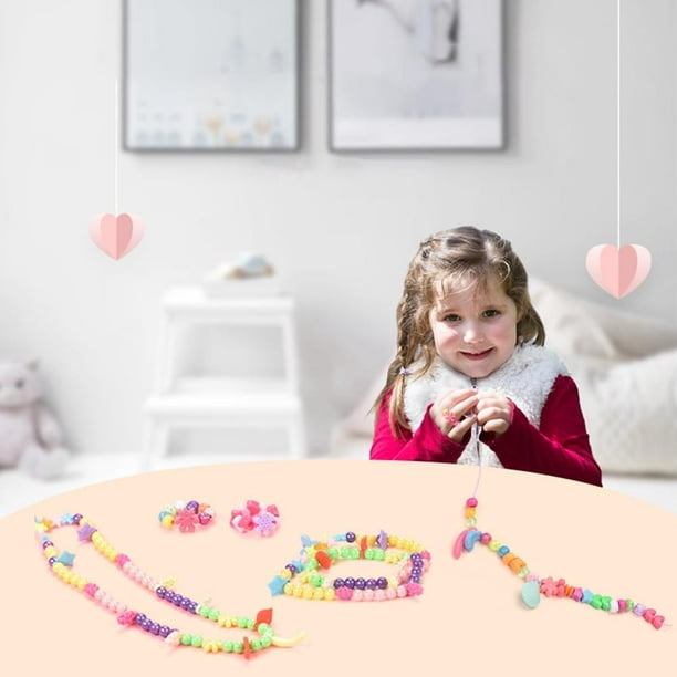 Wodasi Enfants Bricolage Perles Set, pour Fabrication de Bijoux Collier Bracelets Bande de Wodasi Enfants Bricolage Perles Set, pour Fabrication de Bijoux Collier Bracelets Bande de