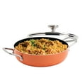 thumbnail image 5 of Infuse 3Qt Nonstick Aluminum Covered Caldero Saute Pan, Orange, 5 of 5