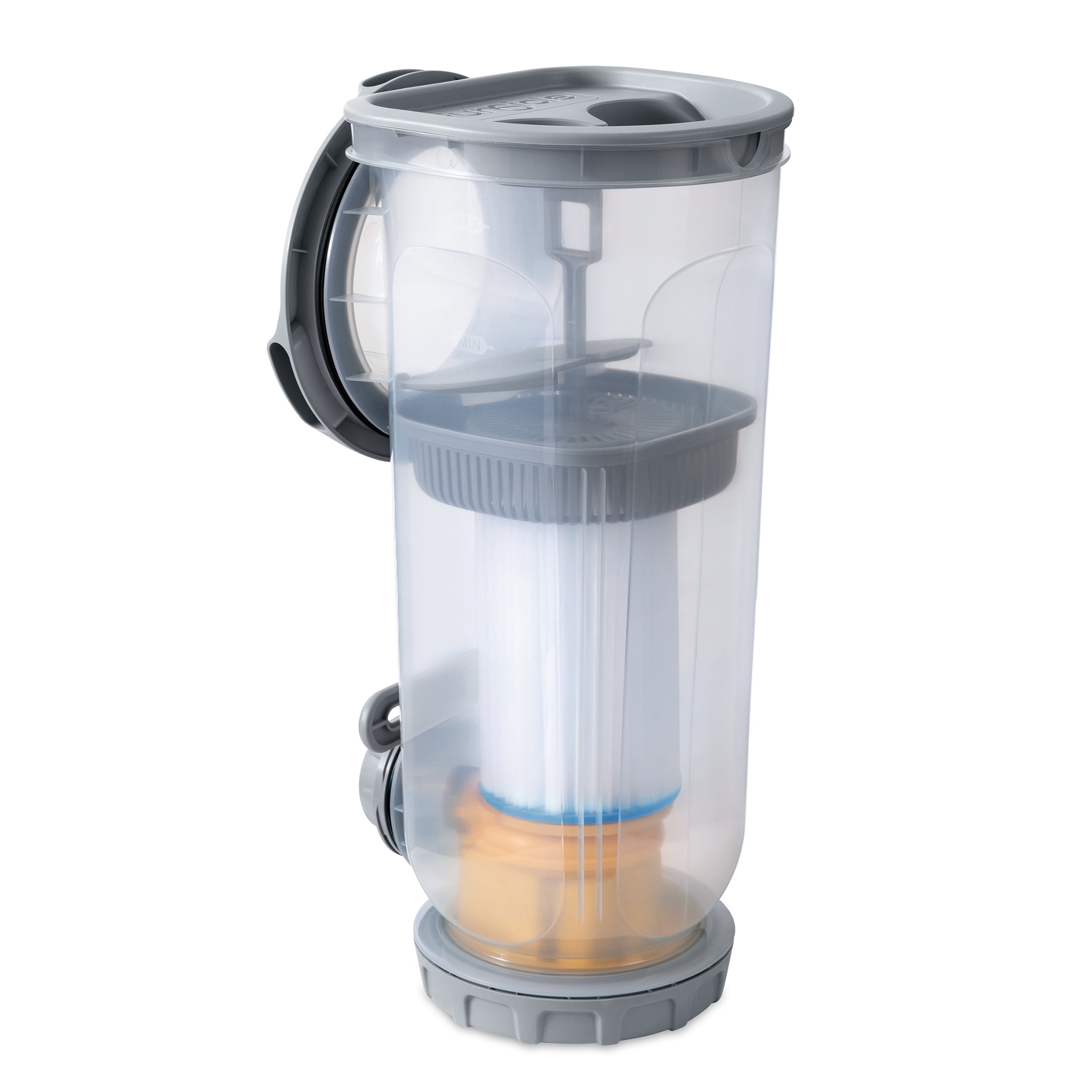 Piscine hors terre Funsicle Oasis Designer de 4,88 m x 1,22 m, structure métallique, pompe de filtration et écumeur 2 en 1, à partir de 6 ans