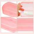 thumbnail image 5 of Unique Bargains Plastic Lightweight Toothbrush Travel Case Traveling for Travel Business 2.17"x1.38"x8.07" Pink, 5 of 7