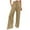 C-Khaki199, variant on DHFJKG Wide Leg Pants For Women High Smocked Waist Flowy Palazzo Pants With Pockets Casual Summer Clothes
