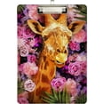 thumbnail image 2 of FMSHPON Giraffe Flowers Roses Clipboard Hardboard Wood Nursing Clip Board and Pull for Standard A4 Letter 13x9 inches, 2 of 8