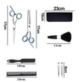 thumbnail image 2 of Kit de tijeras para cortar cabello, juego de tijeras de peluquero profesional de 11 piezas para cortes de pelo, 2 of 5