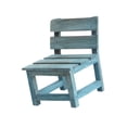 thumbnail image 1 of DOLITY Wooden Mini Stool Artwork Flower Pot Stand for Living Room Farmhouse Balcony Square Stool, 1 of 9