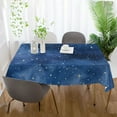 thumbnail image 6 of Ryvnso Nights with Stars Rectangle Table Cloth Tablecover Dinning Tablecloth 54"x54", 6 of 8