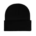 thumbnail image 1 of Gorro de invierno unisex, gorro tejido de color sólido, gorro cálido con orejeras a prueba de frío para exteriores de pescador, 1 of 5