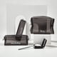 thumbnail image 5 of Jumpingount Bolsa de cosméticos Maquillaje a prueba de agua Bolsas transparentes con estilo Almacenamiento Transparente Estuches de moda de Bolsas de maquillaje Negro Pequeño, 5 of 6