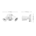thumbnail image 5 of Globe Electric 91008607 Dusk To Dawn Two Light 6-1/2" Wide Outdoor Flood Light - Satin, 5 of 7