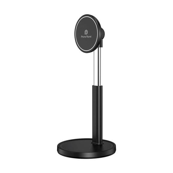 Magnetic Adjustable Phone Stand – Foldable Desktop Holder for iPhone MagSafe Compatible Phones
