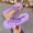 Purple, variant on YHAJDS Women's Beach Sandals Toe Post Comfort Flip Flops Low Heel Summer Vacation Outdoor Slides
