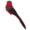 thumbnail image 2 of Pájaro de espuma de simulación artificial, adornos DIY para decoración de bodas y fiestas. rojo, 2 of 9