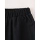 thumbnail image 4 of HH TRAF Pantalones largos de cintura elástica con bordados a la moda de verano para mujer, elegantes y negros hasta los tobillos, pantalones de calle altos, 4 of 4