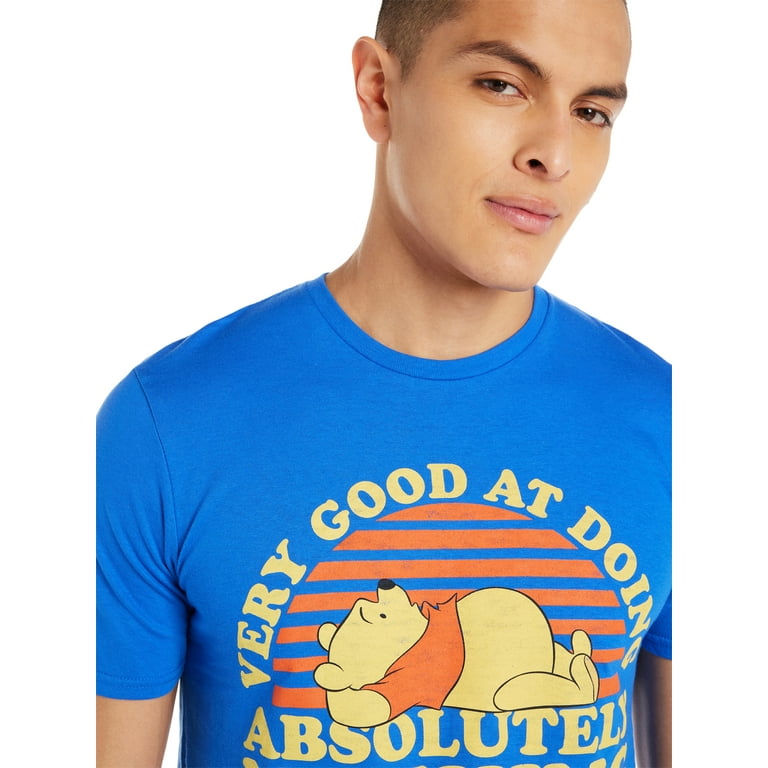 Winnie the Pooh Men s and Big Men s Cotton Graphic T Shirt Sizes S 3XL