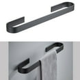 thumbnail image 2 of Toallero Toallero Toallero Baño Toallas Estante Percha Negro Plata Aluminio-Magnesio Colgar En La Pared Toallero Organizador Cocina Estante De Almacenamiento Advancent HA024331-01, 2 of 6