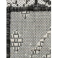thumbnail image 6 of Unique Loom Outdoor Bohemian Collection Area Rug - Anthro (6' 1" x 9' Rectangle Charcoal Gray/Ivory), 6 of 6