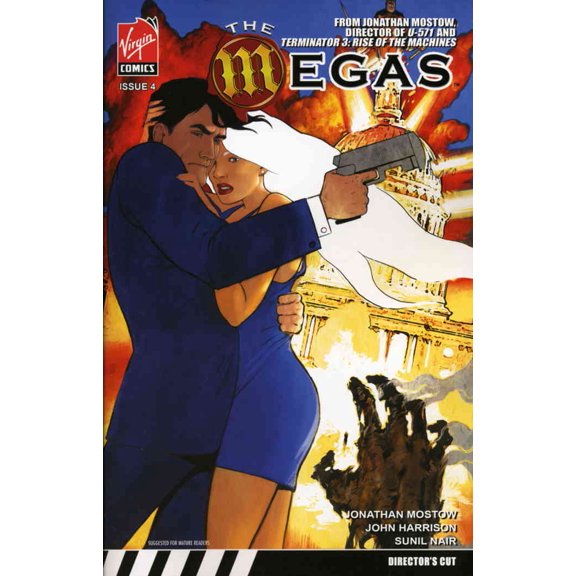 Megas #4 VF ; Virgin Comic Book