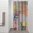 thumbnail image 2 of Pioneer Flower Floral Print Pattern Shower Curtain 36"x72" ,Bathroom Decorative Shower Curtains Set with 12 Hooks,Modern Waterproof Washable Shower Curtain, 2 of 6