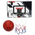 thumbnail image 1 of DECORNIJIA 1Set Door Hanging Basketball Hoop for Indoor Use with Stable Backboard and Detachable Net, 1 of 5