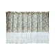 thumbnail image 3 of Cortinas con Estampado Floral para Cafeterías, con Borde de Encaje y Cenefas Escalonadas para Cocinas y Baños., 3 of 7