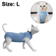 thumbnail image 2 of Kit de recuperación de cirugía Abdominal para cirugía de gatos, ropa interior para mascotas, pijamas postcirugía para gatos MFZFUKR CPB-DE-LYY1892-8, 2 of 5