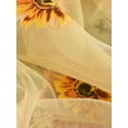 thumbnail image 4 of Shengshi Window Sheer Curtain Yellow Butterfly Print Panel Room Divider for Living Room Bedroom 200cm x 95 cm, 4 of 10