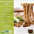 Soba Noodles, Made with Wheat Buckwheat, Dried Asian Pasta, Quick
