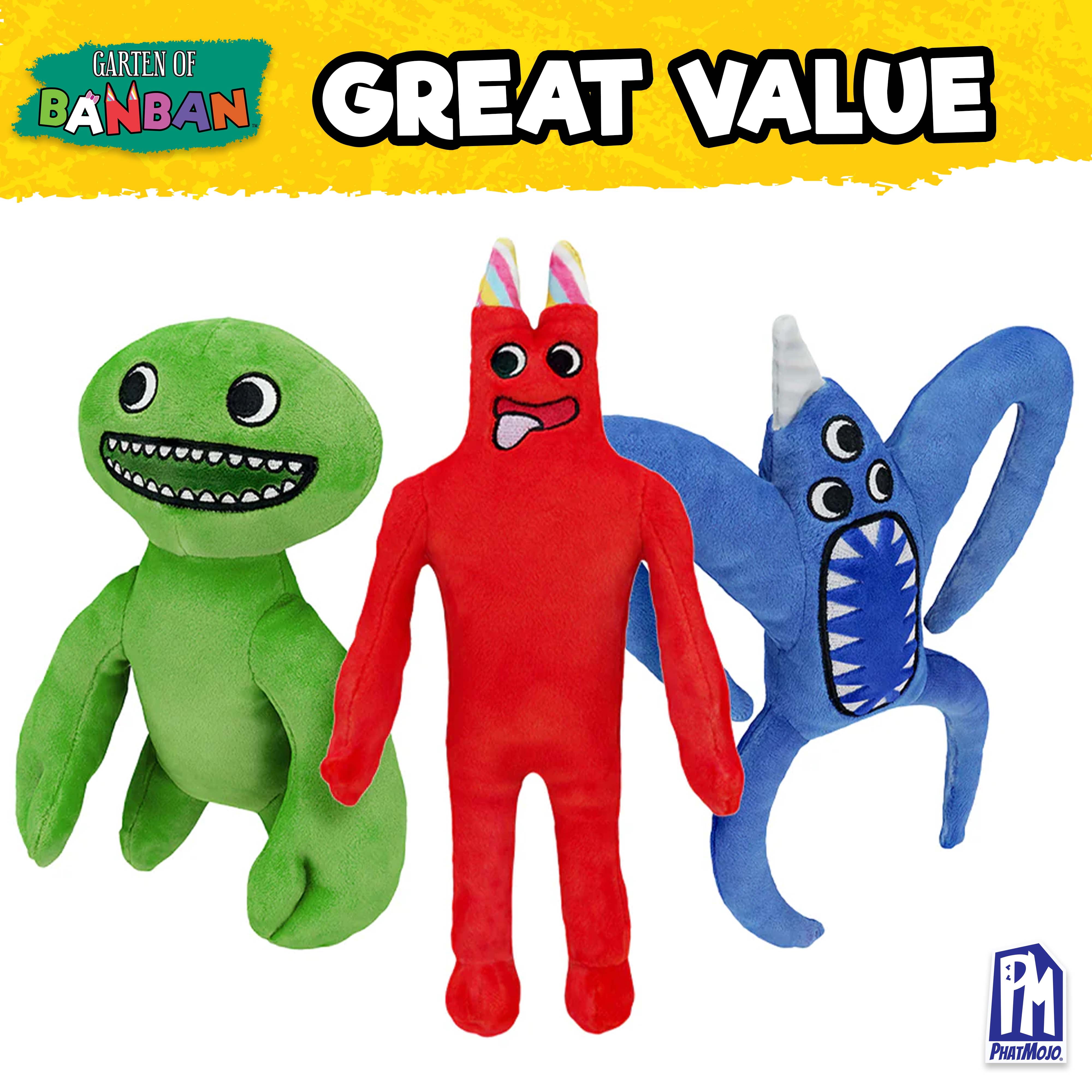 GARTEN OF BANBAN Soft Stuffed Animals and Plush Toys, Fabric Red Green Blue